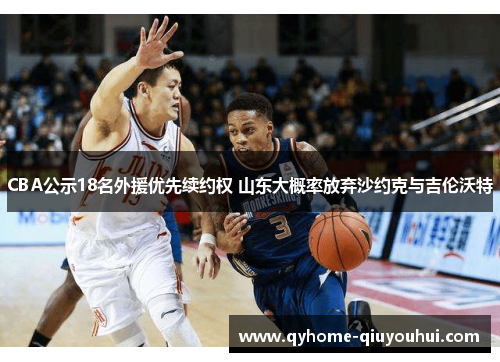 CBA公示18名外援优先续约权 山东大概率放弃沙约克与吉伦沃特 CBA公示18名外援优先续约权 山东大概率放弃沙约克与吉伦沃特